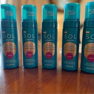 5 Jergens SOL No Wait Tropical Tan Tinted Mousse - Deep